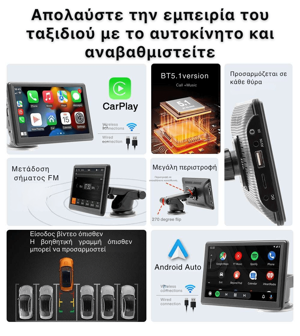 CARBRO™ + Δωρεάν κάμερα οπισθοπορείας